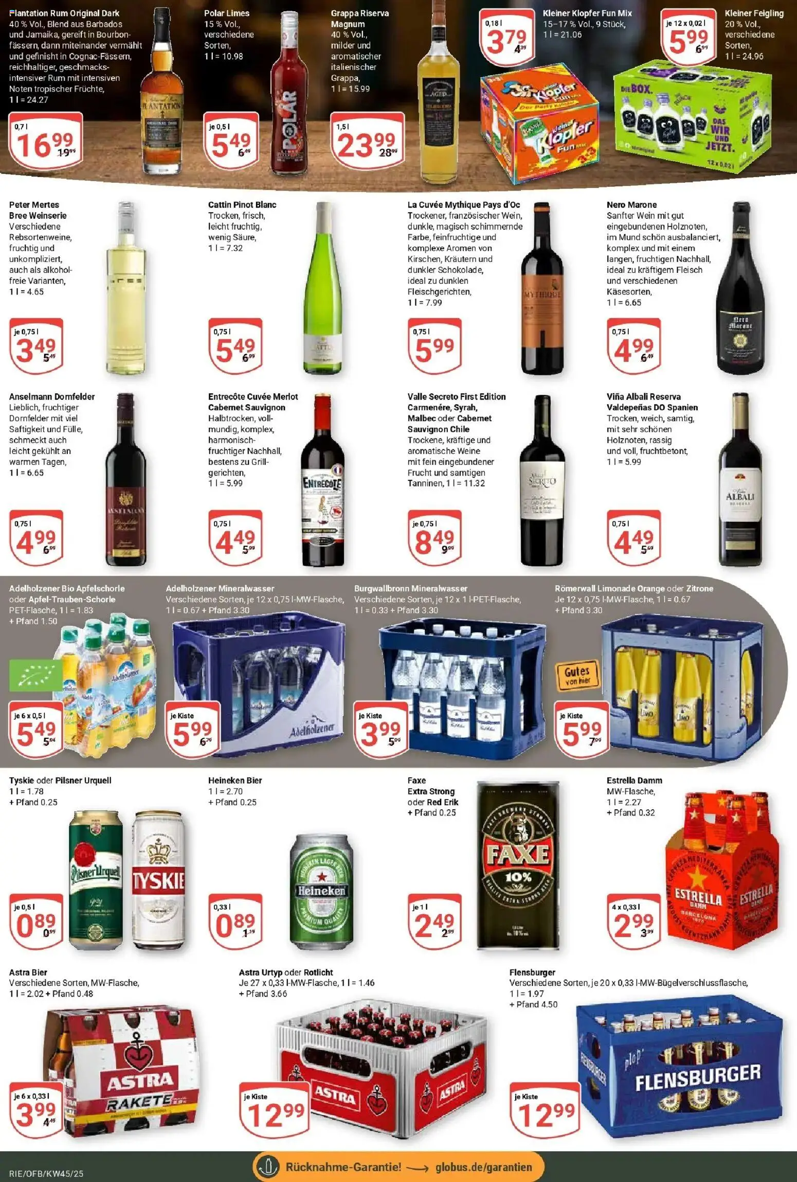 Globus prospekt Bochum-Riemke	 – gültig ab 02.11.2025 | Seite: 17 | Produkte: Grill, Merlot, Astra, Entrecote