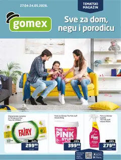 Gomex katalog Tema meseca - pregled Gomex kataloga - važi od 27.04.2026