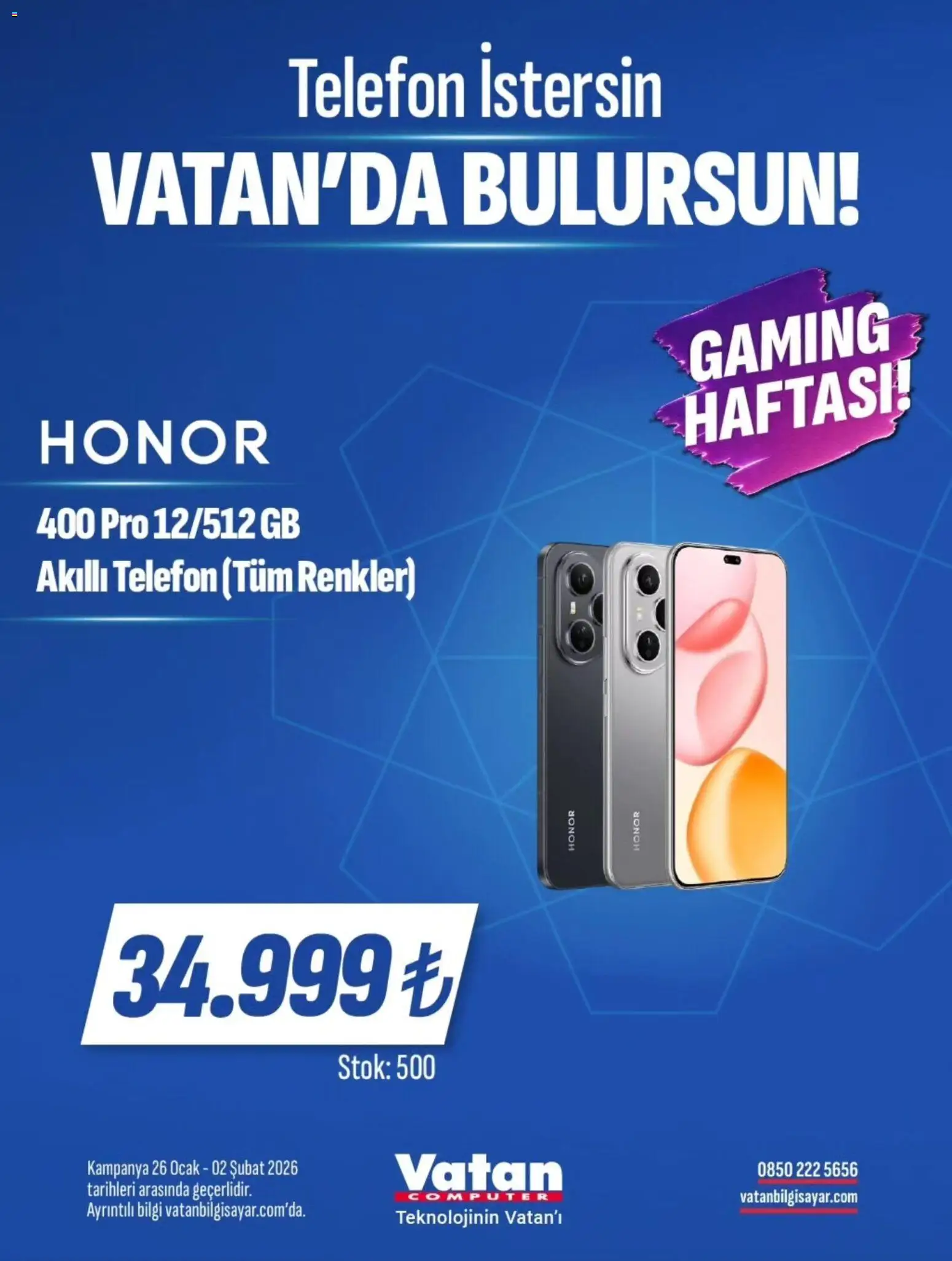 Vatan Bilgisayar İndirim - 26.01.2026 tarihinden itibaren geçerlidir | Sayfa: 29 | Ürünler: Telefon, Akıllı telefon, Ocak