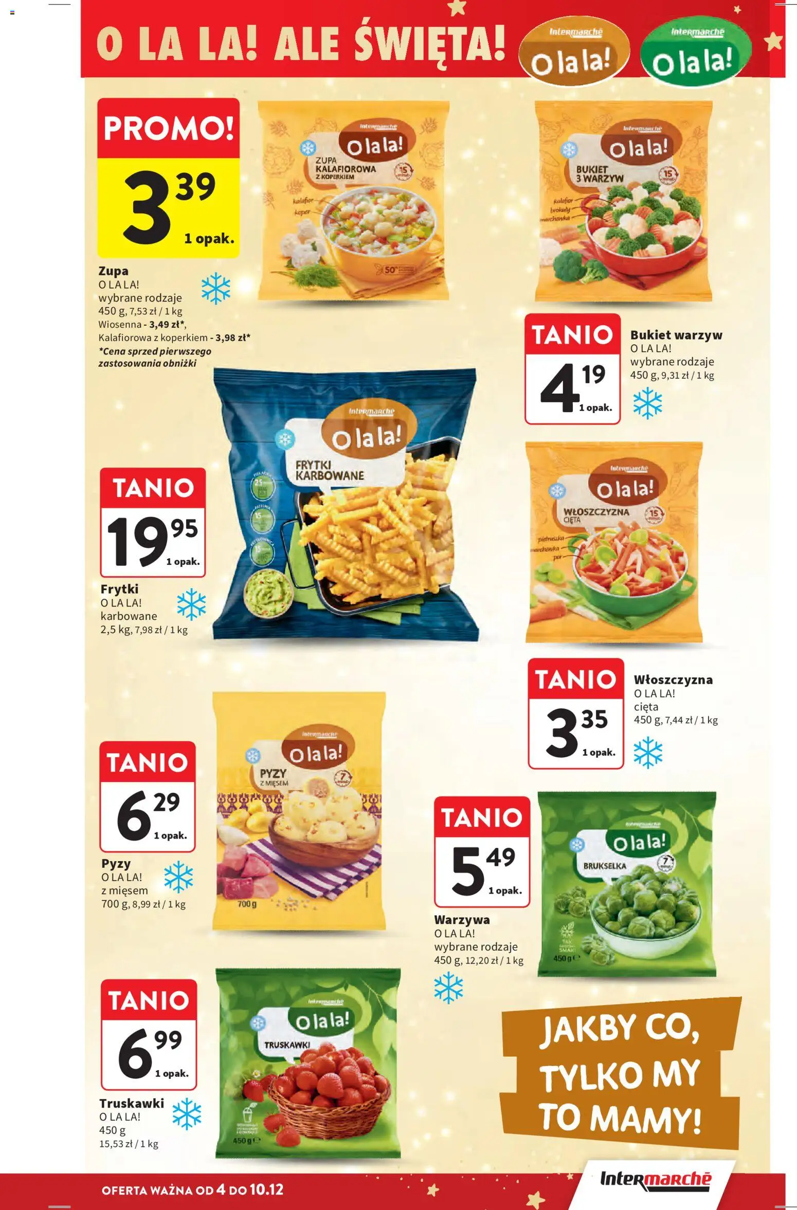 Intermarche Gazetka od 04.12.2025 | Strona: 39 | Produkty: Zupa, Truskawki, Marchewka, Warzywa