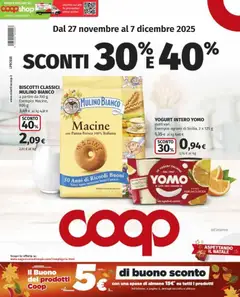 Anteprima del volantino COOP Genova catalogo valido a partire dal 27.11.2025