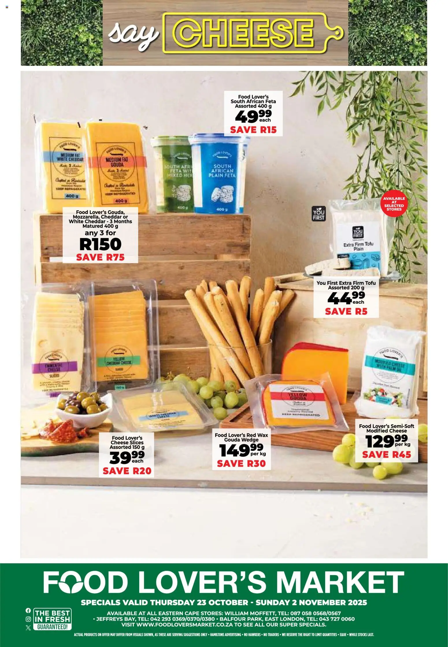 New Food Lover's Market catalogue – valid from 23.10.2025 | Page: 12 | Products: Wax, Cheese