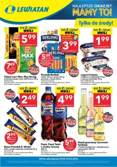Pogląd oferty "Lewiatan gazetka - W wielopakach taniej" - ważna od 09.04.2026