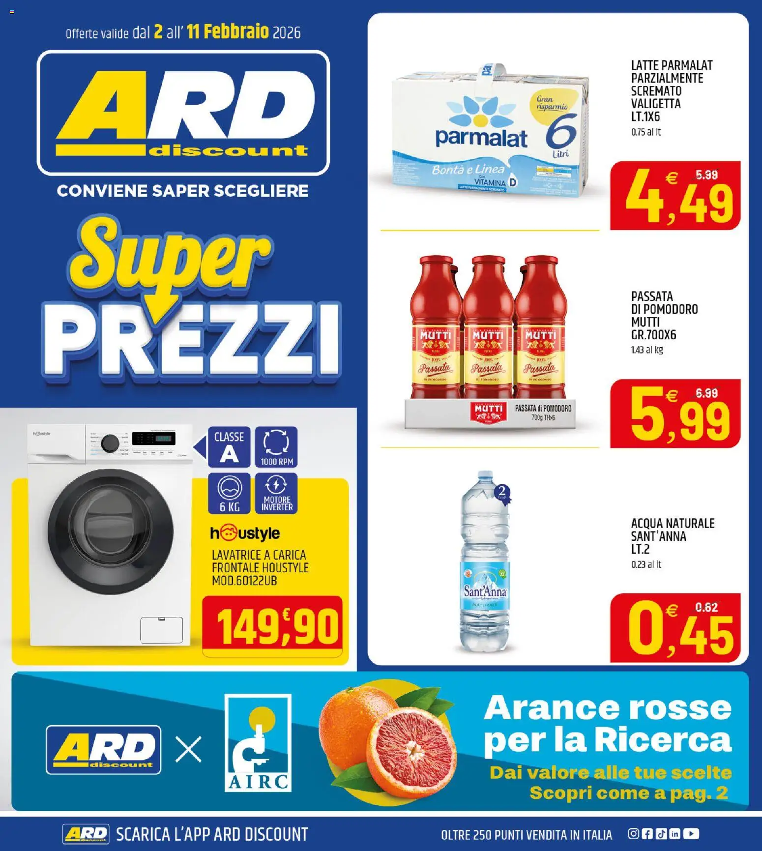 Volantino ARD Discount del 02.02.2026 | Pagina: 1