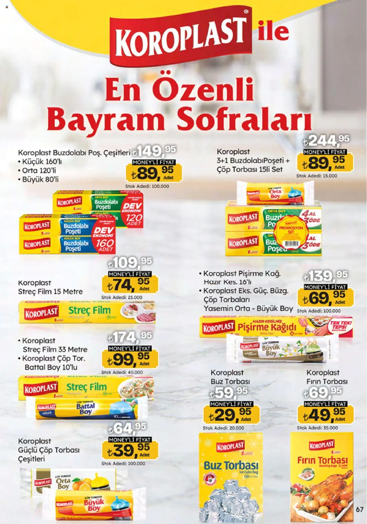 Migros Katalog - Migroskop - 22.05.2025 tarihinden itibaren geçerlidir | Sayfa: 67 | Ürünler: Çöp torbası, Yasemin, Tepsi, Buzdolabı