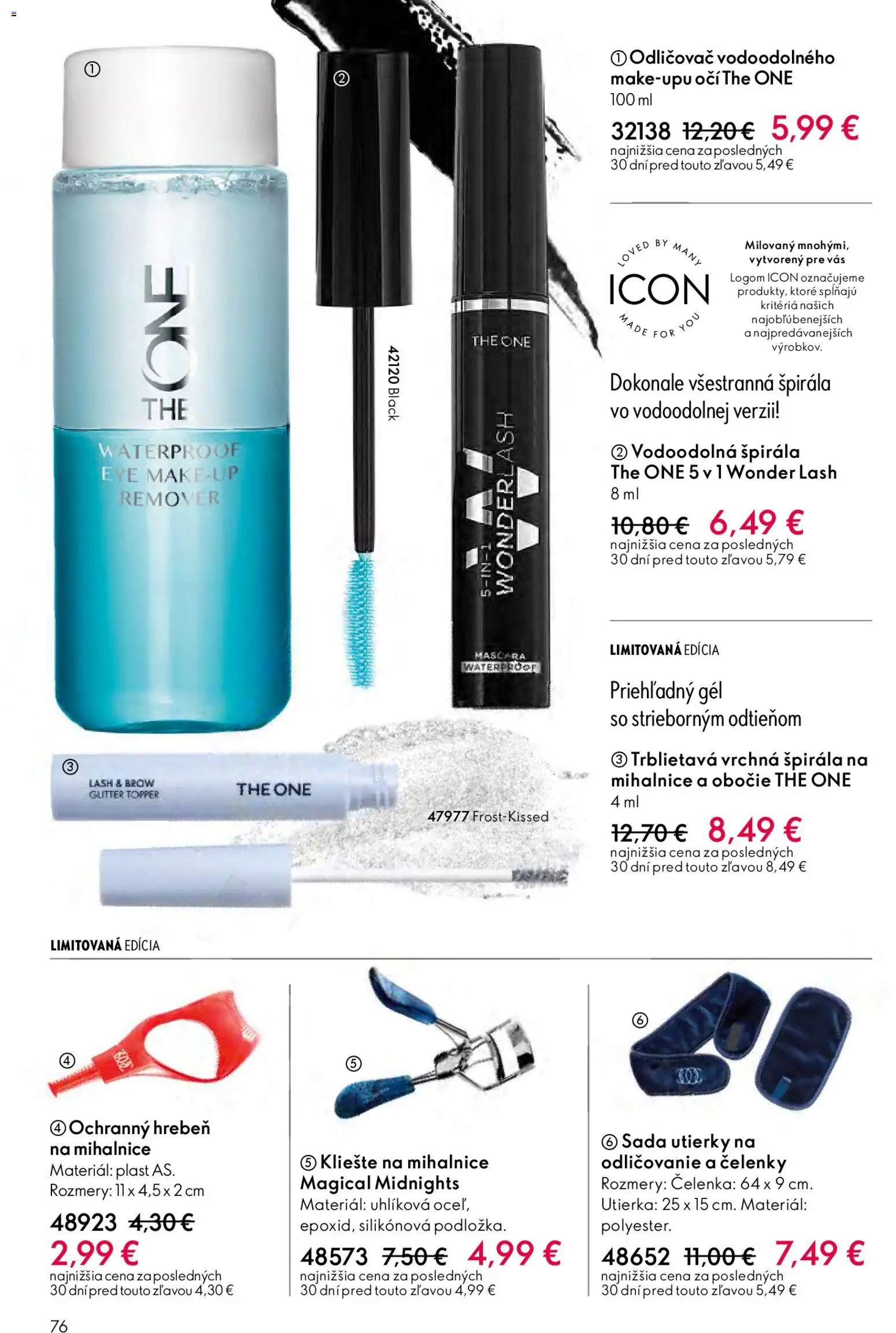 Nové Oriflame akcie – leták je platný od 06.05.2026 | Strana: 76 | Produkty: Hrebeň, Odličovač