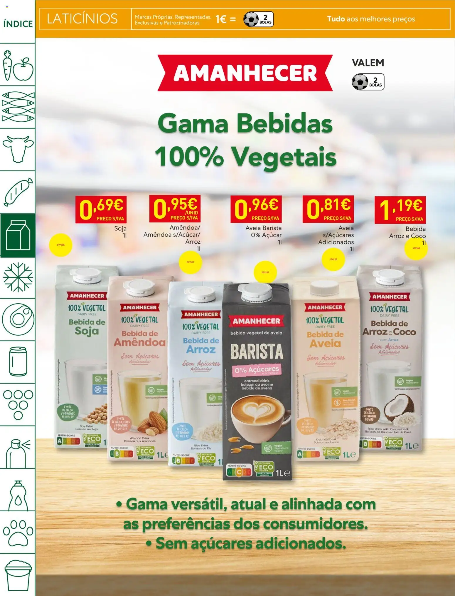 Recheio folheto │ válido de 07.04.2026 | Página: 12 | Produtos: Soja, Aveia, Açúcar, Bebida