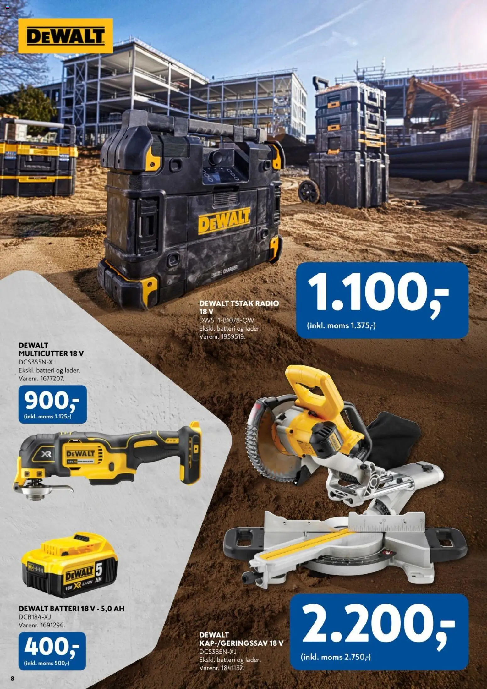 Davidsen tilbudsavis – gyldig fra 23.04.2026 | Side: 8 | Produkter: Radio, Batteri