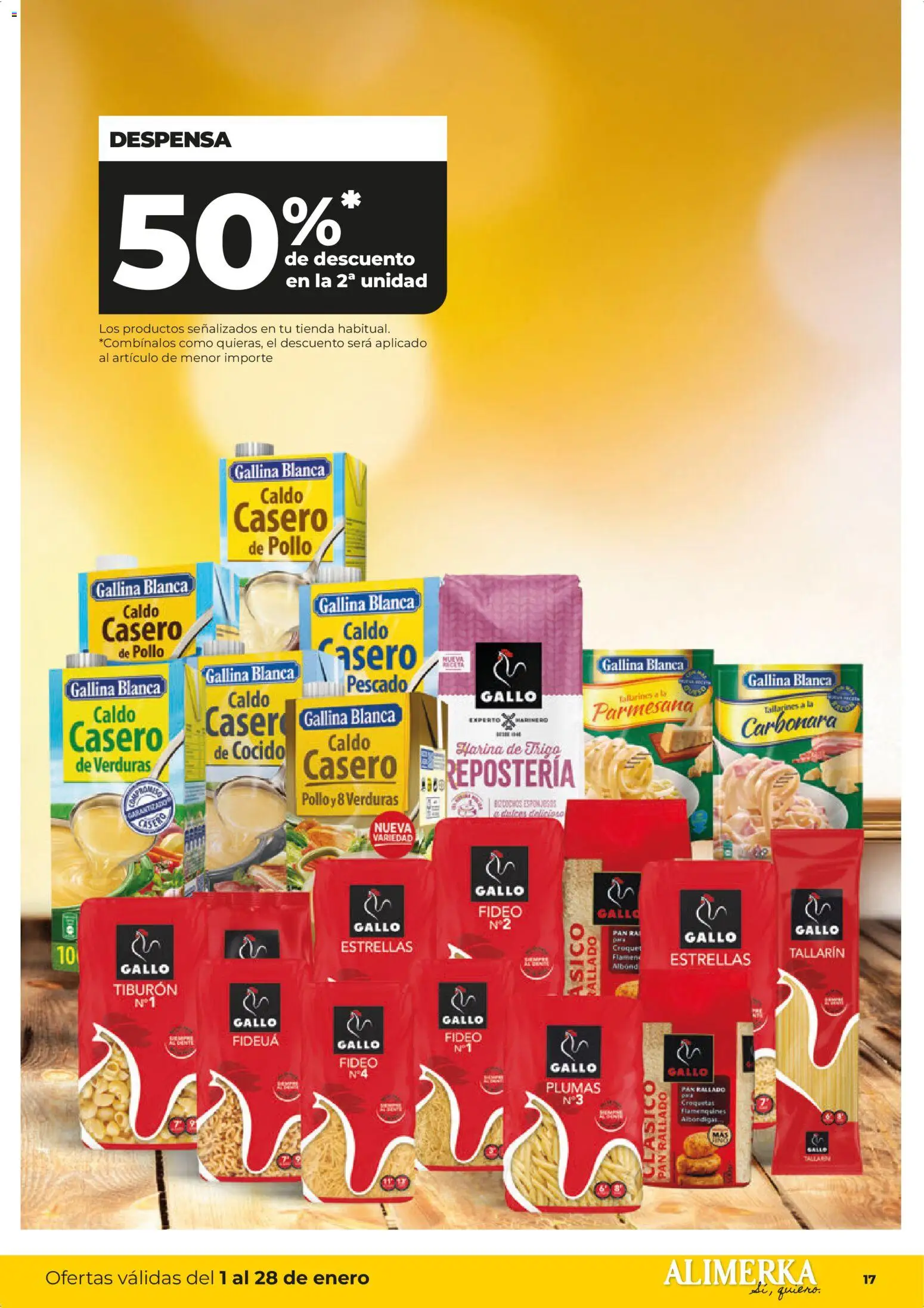 Alimerka folleto Castilla y León │ válido desde el 01.01.2026 | Página: 17 | Productos: Pan, Pescado, Σανίδα