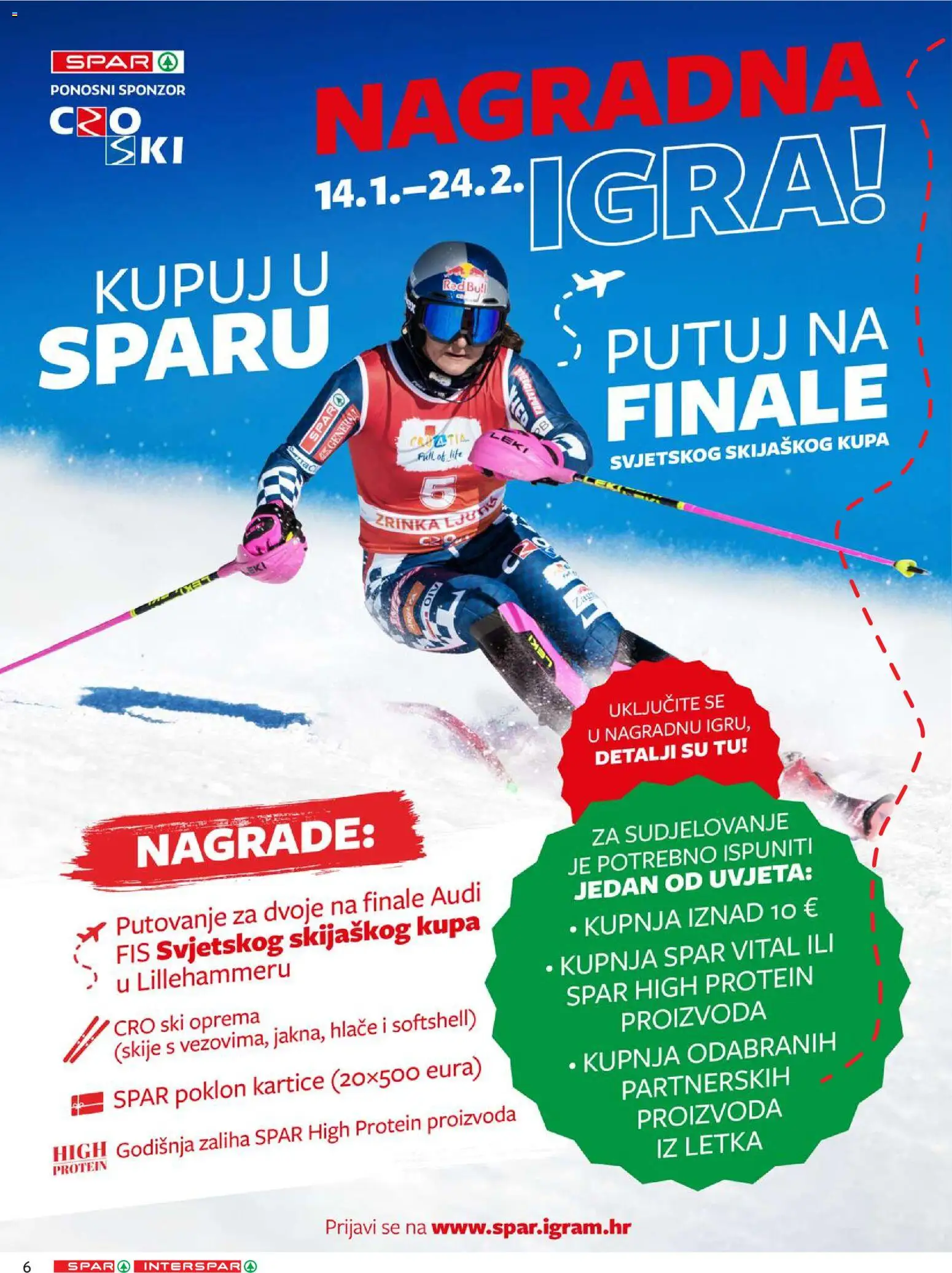 Spar katalog | vrijedi od 14.01.2026 | Stranica: 6 | Proizvodi: Skije, Hlače, Red Bull, Igra