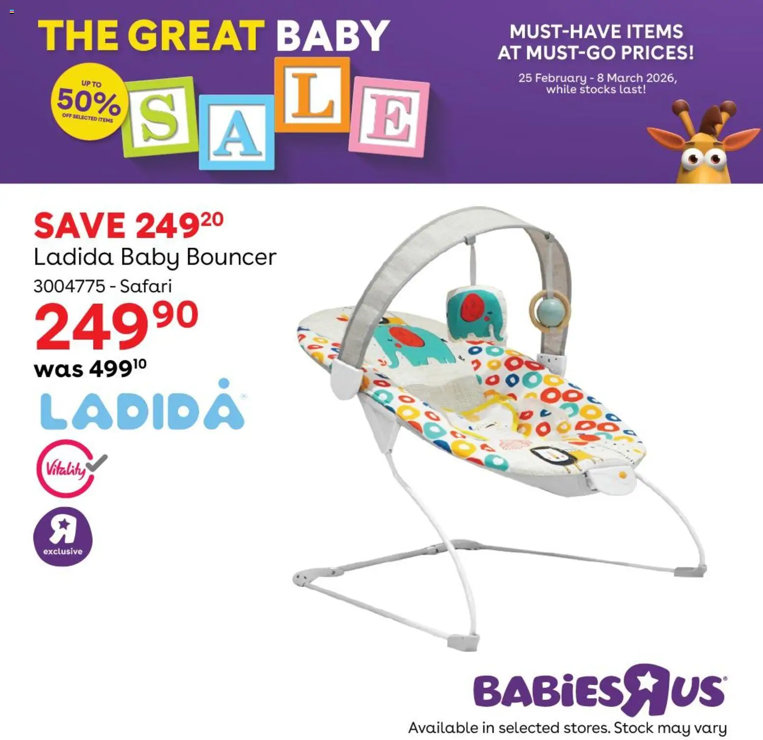 New Babies R Us catalogue – valid from 25.02.2026 | Page: 2 | Products: Stock