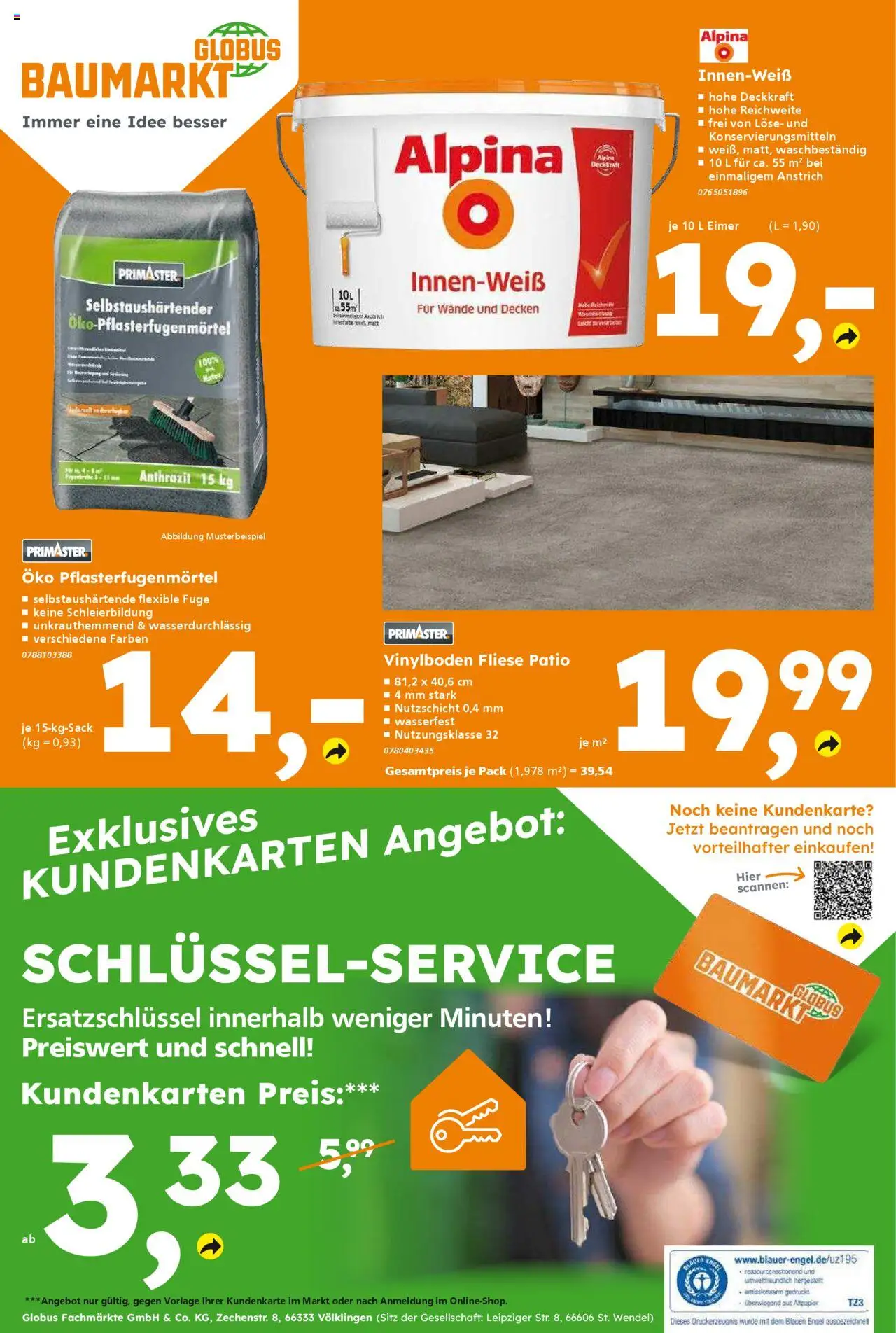 Globus Baumarkt Prospekt 	 – gültig ab 08.09.2025 | Seite: 8