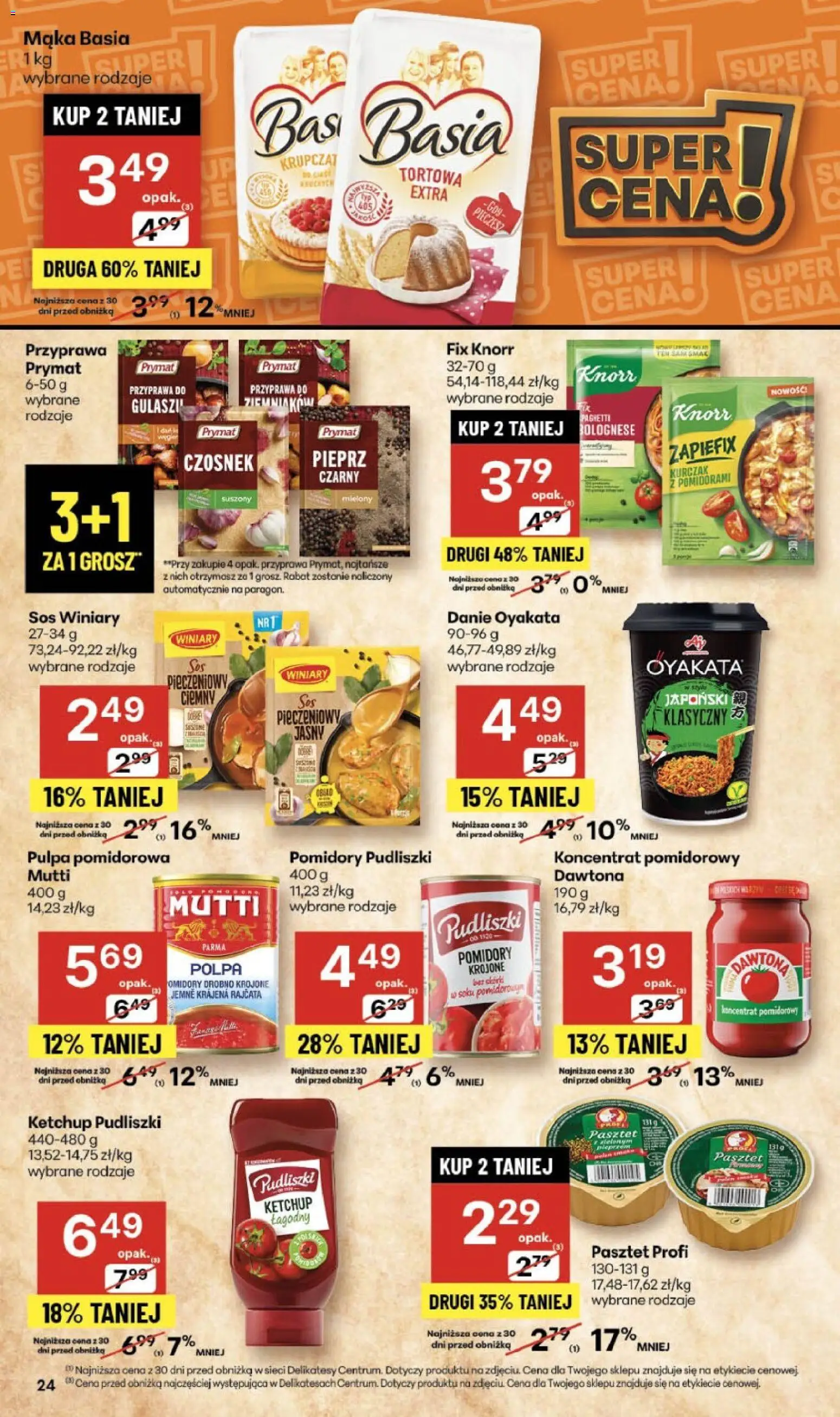 Delikatesy Centrum Gazetka od 13.11.2025 | Strona: 24 | Produkty: Czosnek, Kurczak, Ketchup pudliszki, Delikatesy