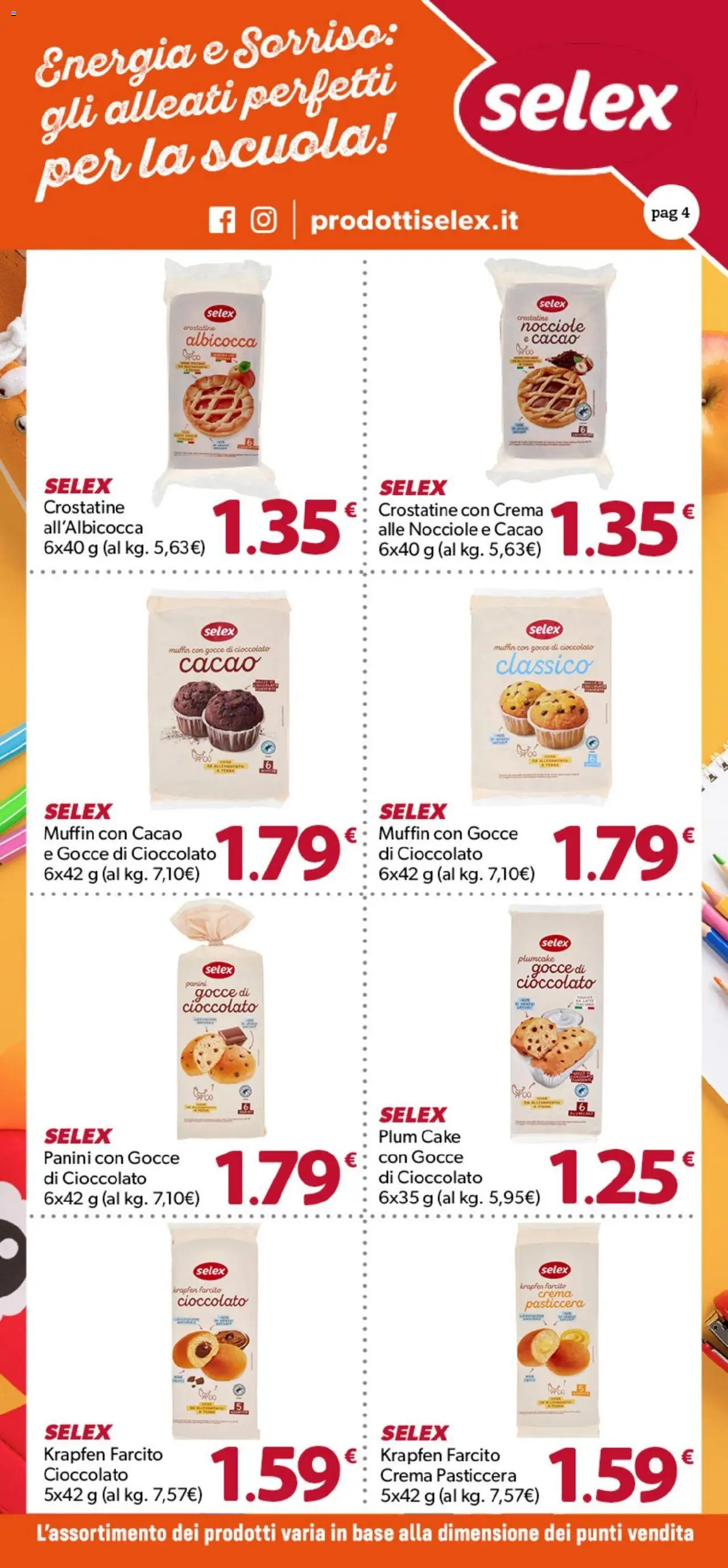 Volantino DOK del 08.09.2025 | Pagina: 4 | Prodotti: Cioccolato, Nocciole, Muffin, Cacao