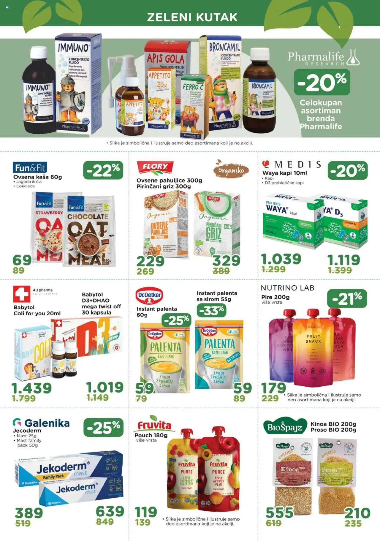 Aksa katalog - važi od 19.09.2025 | Strana: 11 | Proizvode: Pahuljice, Mast, Fruvita, Ovsene pahuljice