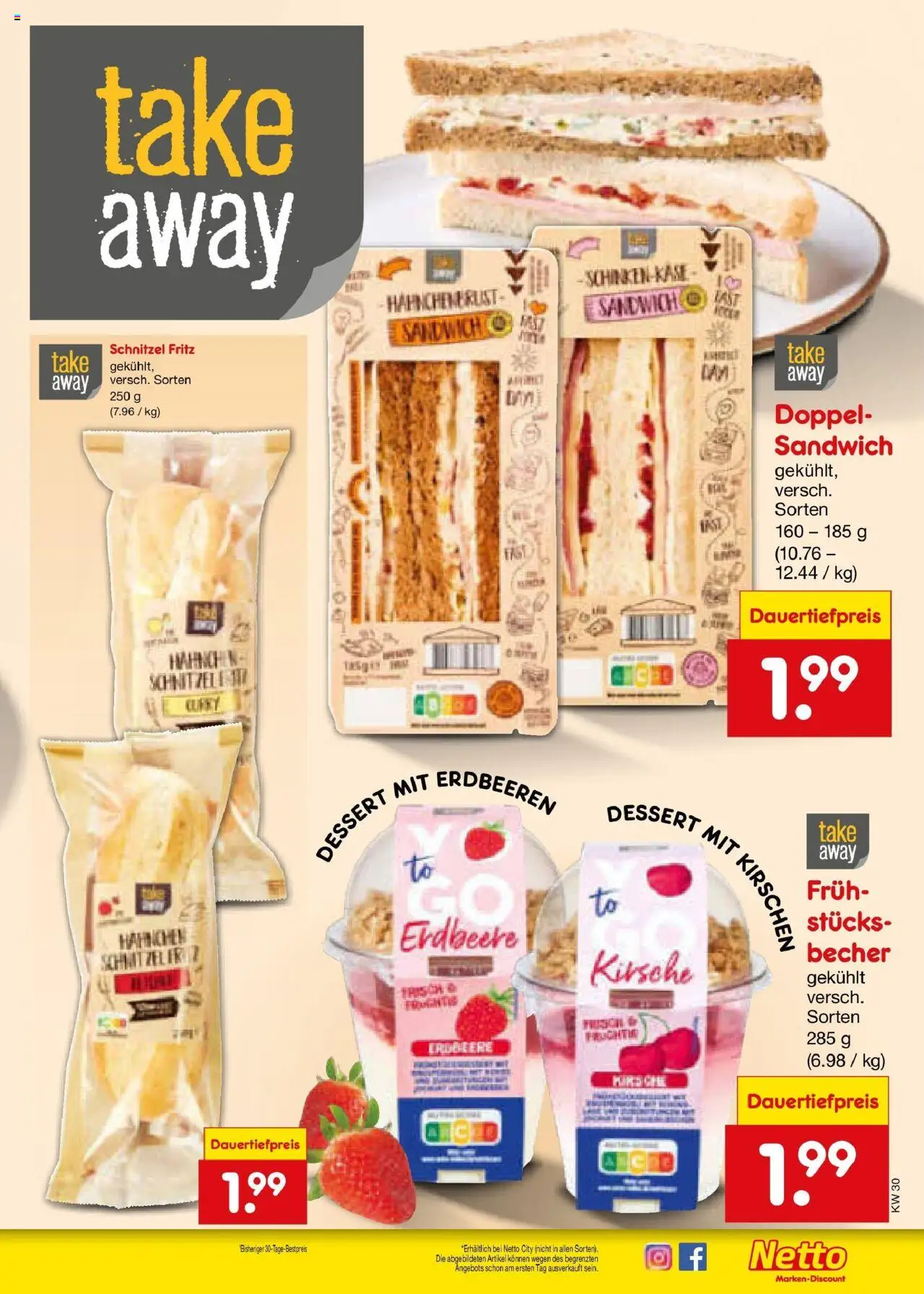 Netto Marken-Discount prospekt Jena-Lobeda	 - gültig ab dem 21.07.2025 | Seite: 21 | Produkte: Hahnchen, Schnitzel, Kirschen, Erdbeeren