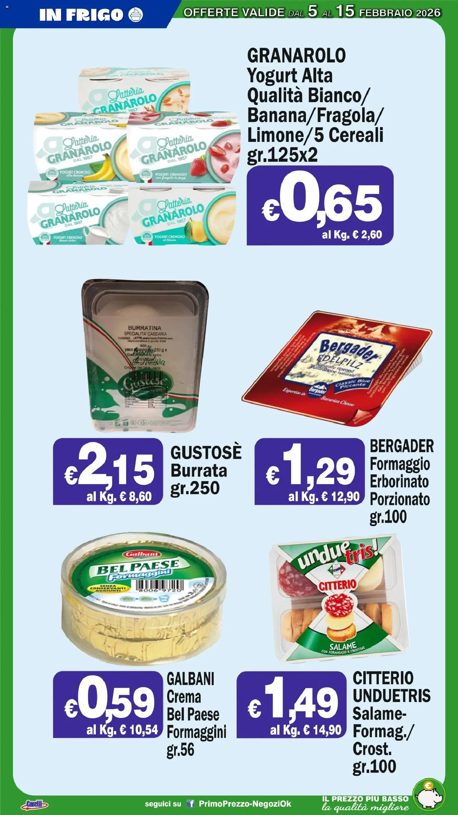 Volantino Primo Prezzo del 05.02.2026 | Pagina: 46