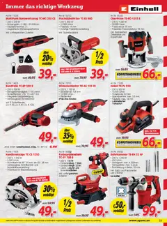 Zgonc Flugblatt Jänner II 2026 ab 15.01.2026 gültig | Seite: 13 | Produkte: Koffer, Hobel