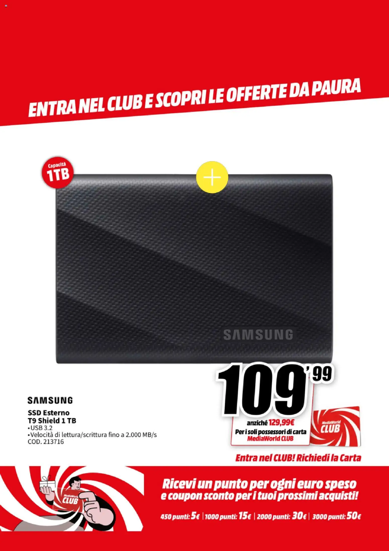 Volantino Media World del 27.10.2025 | Pagina: 27 | Prodotti: USB, Samsung
