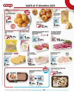 Anteprima del volantino Volantino COOP	 valido a partire dal 08.12.2025 | Pagina: 2 | Prodotti: Pollo, Noci, Data, Hamburger