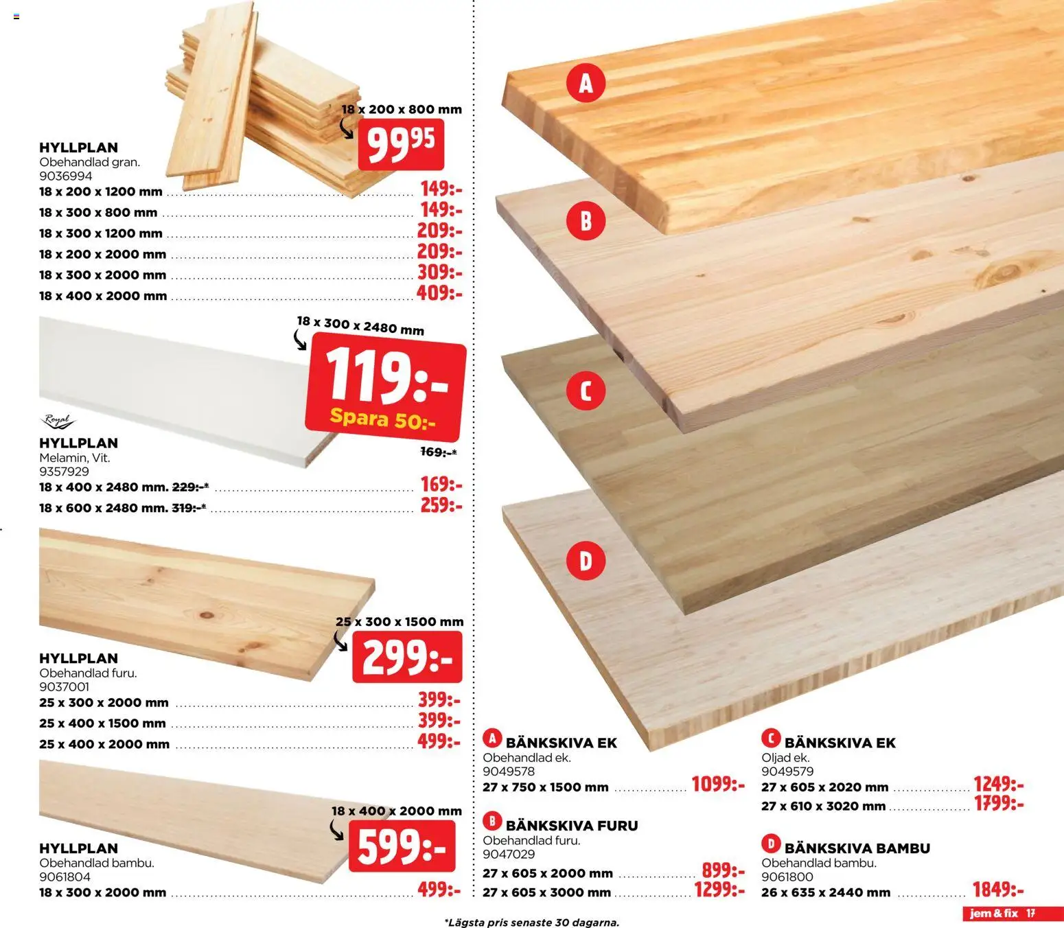 Jem & Fix reklamblad aktuell från 03.11.2025 | Sida: 17