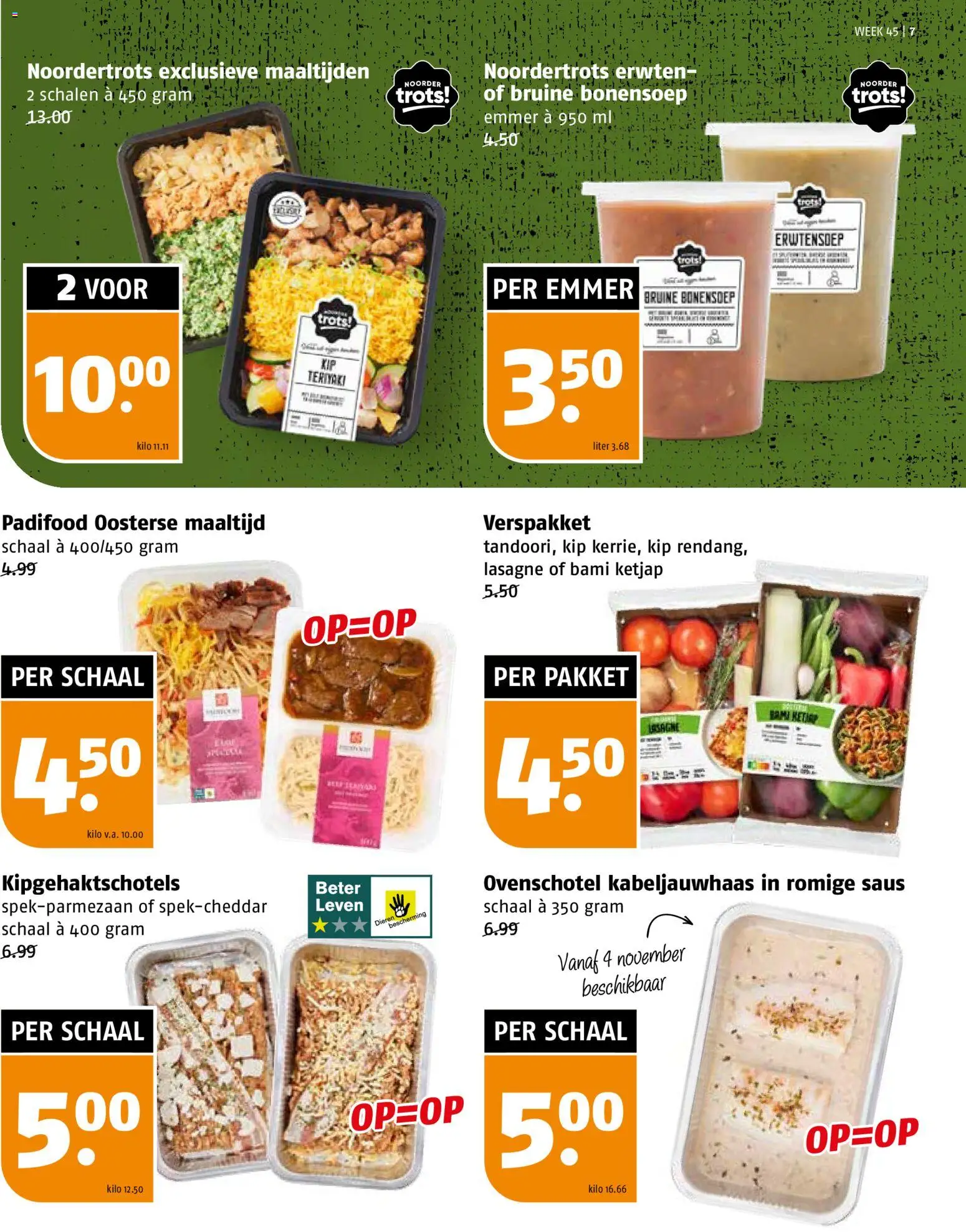 {H1} | Pagina: 7 | Producten: Schaal, Lasagne, Saus, Kip