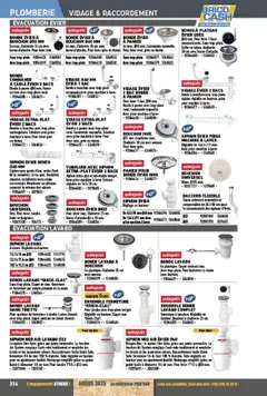 Brico Cash - Prévisualisation de Brico Cash catalogue valide à partir de 04.04.2025 | Page: 314 | Produits: Câble, Machine à laver, Plateau, Prise