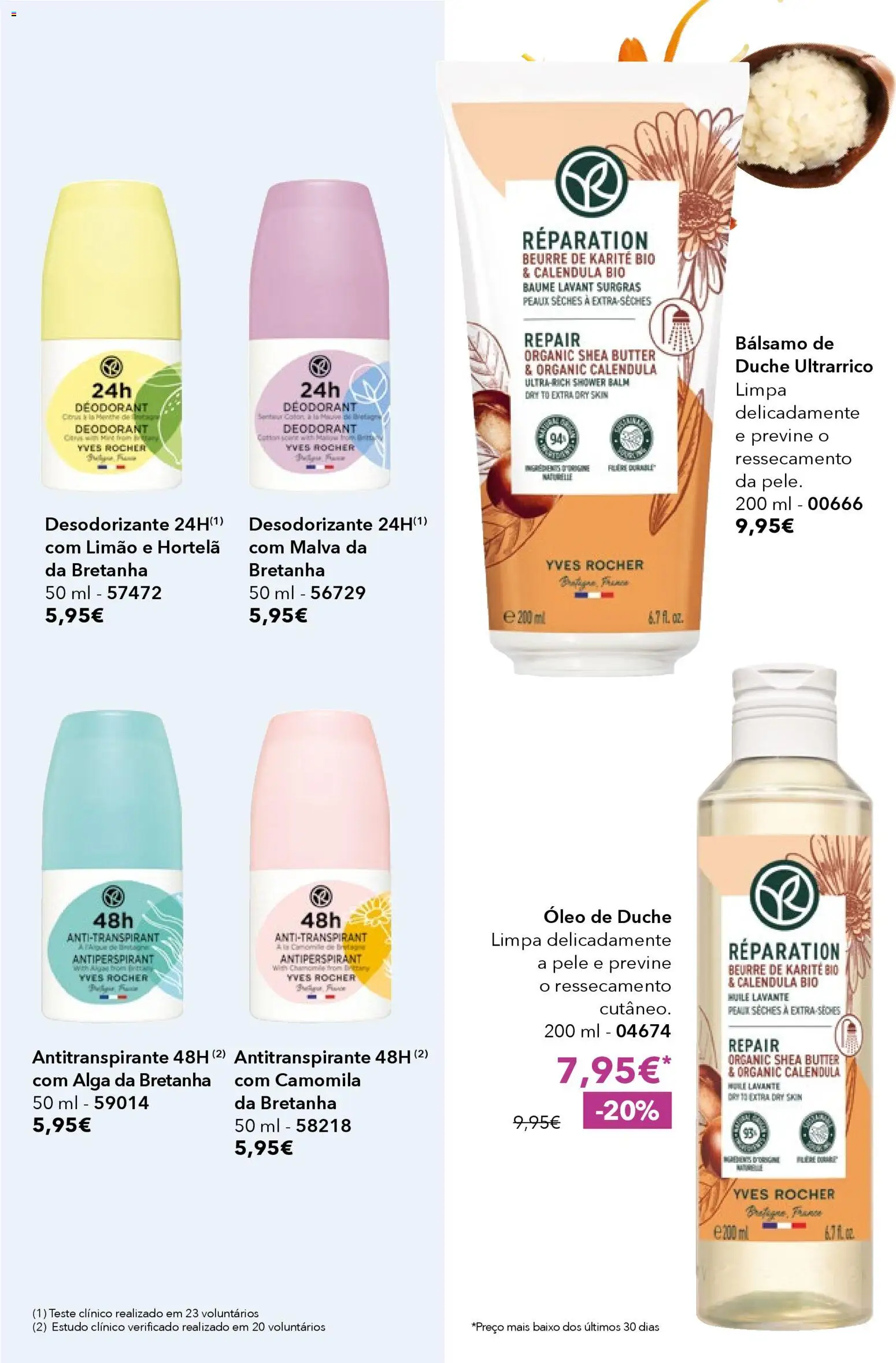 Yves Rocher catálogo 5 │ válido de 31.03.2026 | Página: 46 | Produtos: Hortelã, Desodorizante, Antitranspirante, Óleo