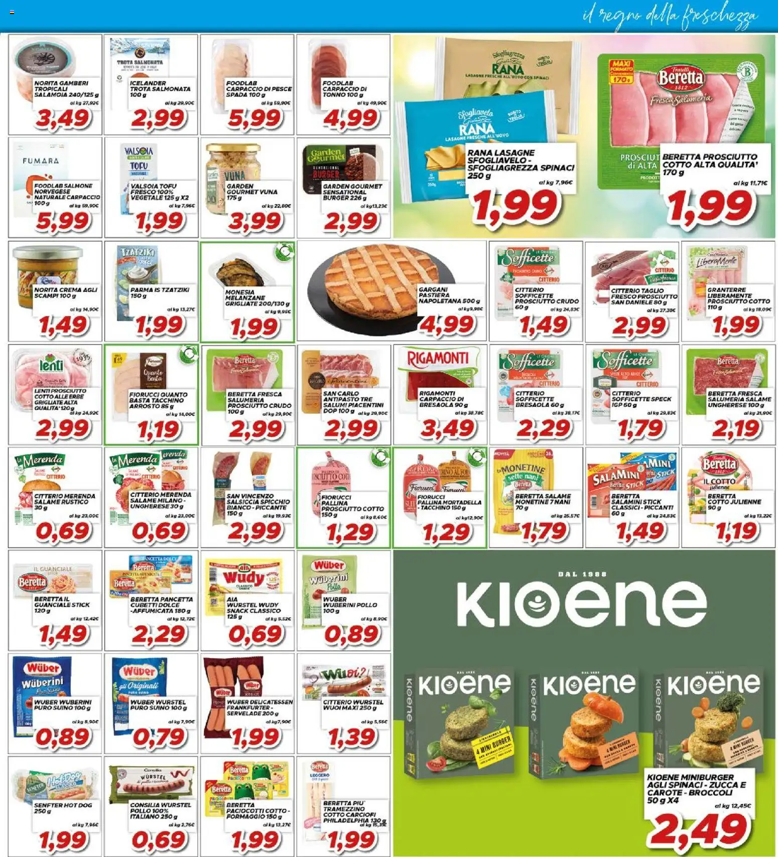 Volantino Ma Supermercati del 27.03.2026 | Pagina: 15 | Prodotti: Salmone, Suino, Carciofi, Melanzane
