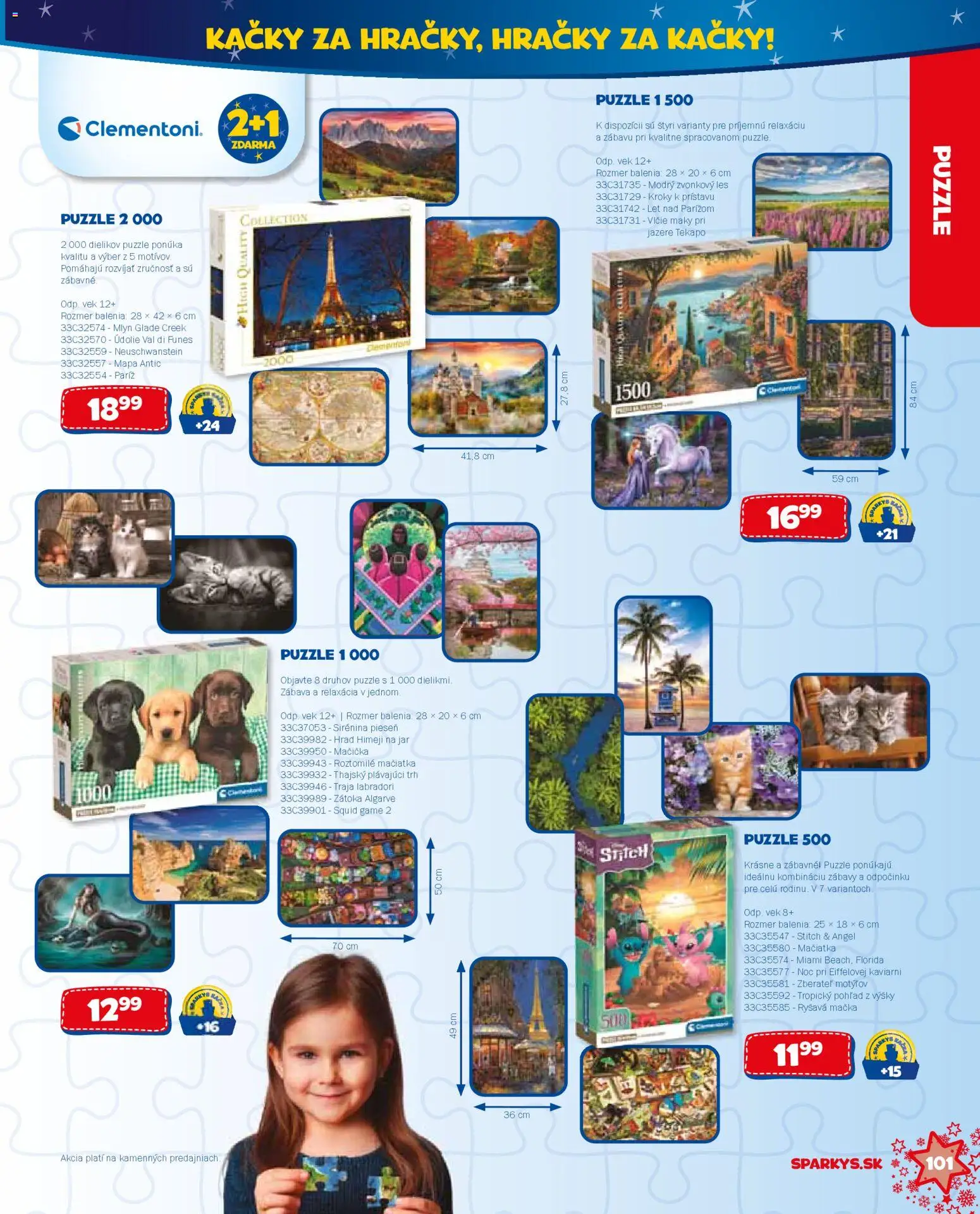 Nové ALLTOYS akcie – leták je platný od 19.11.2025 | Strana: 101 | Produkty: Puzzle, Hračky, Jar