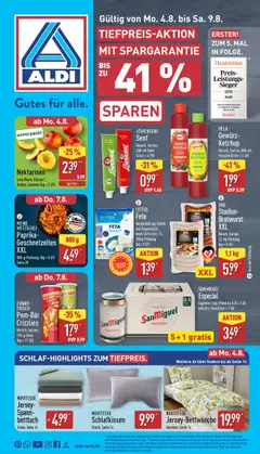 Aldi Prospekt 	 gültig ab dem 04.08.2025