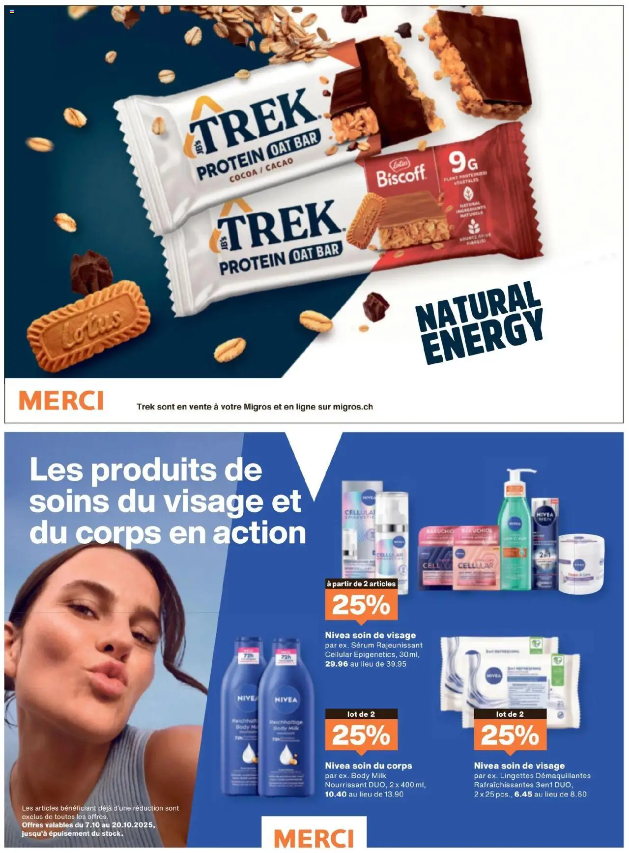 Migros Magazin FR – gültig ab 06.10.2025 | Seite: 18 | Produkte: Serum, Make-up, Body Milk
