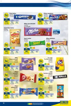 Metro akciós újság - amely érvényes a következő dátumtól: 16.03.2026 | Oldal: 11 | Termékek: Piskóta, Croissant, Kréker, Cukorka