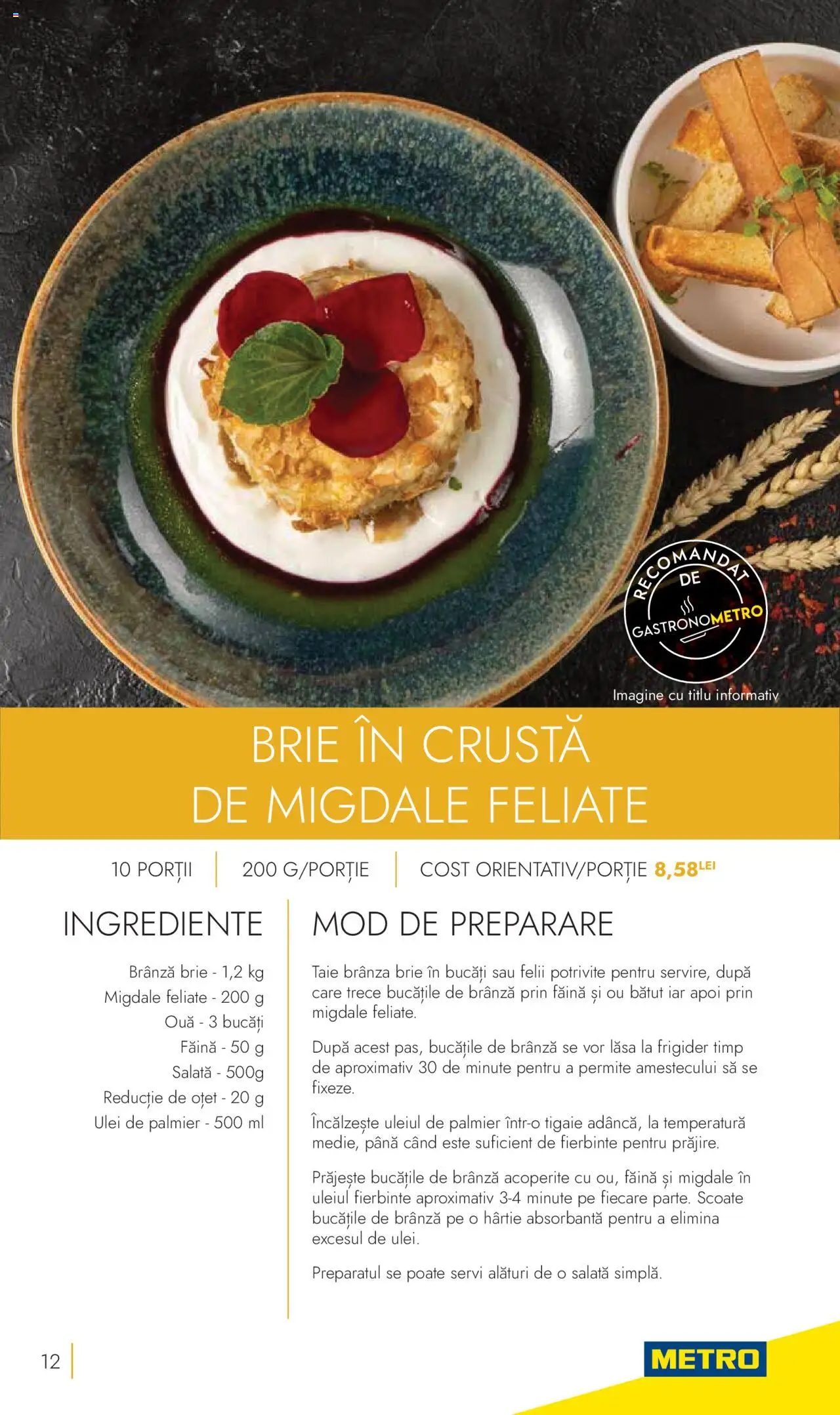 Metro catalog - Tendinte si Recomandari – valabil de la 24.10.2023 | Pagină: 12 | Produse: Frigider, Brânză, Ulei, Făină