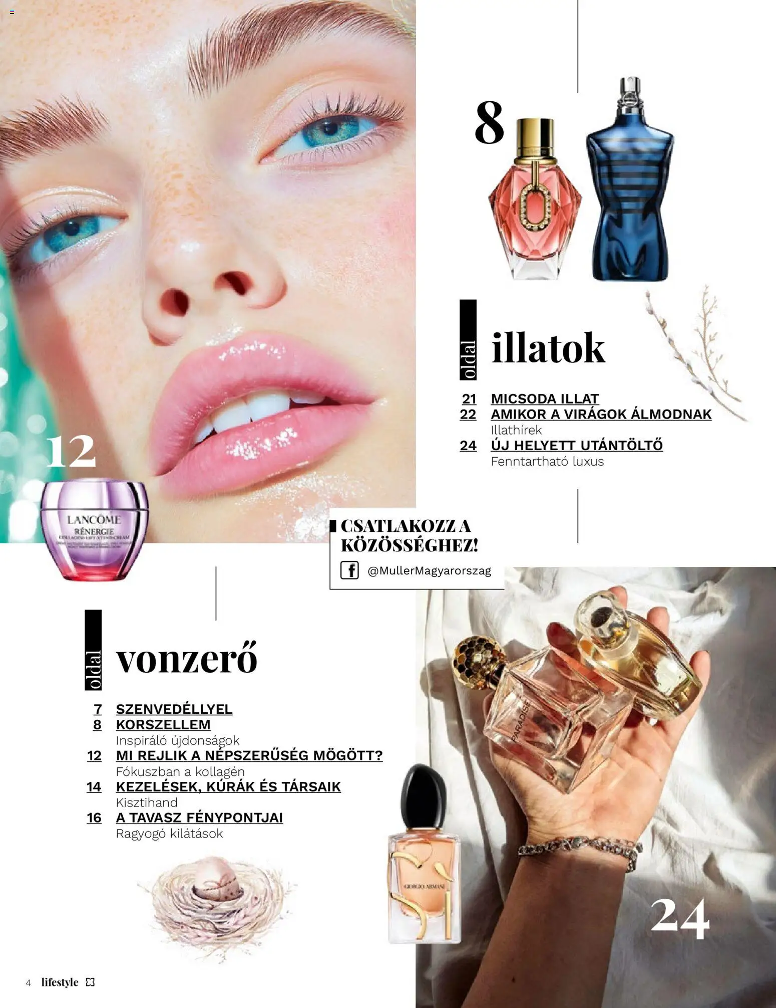 Müller akciós ujság - amely érvényes a következő dátumtól: 27.03.2026 | Oldal: 4 | Termékek: Virágok, Kollagén