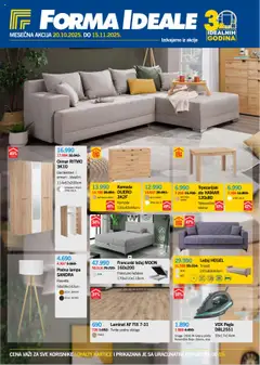 Forma Ideale katalog - pregled Forma Ideale kataloga - važi od 20.10.2025