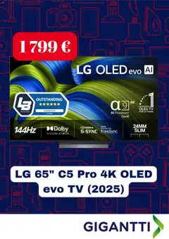 Gigantti-mainoslehti voimassa 18.12.2025 alkaen | Sivu: 5 | Tuotteet: TV