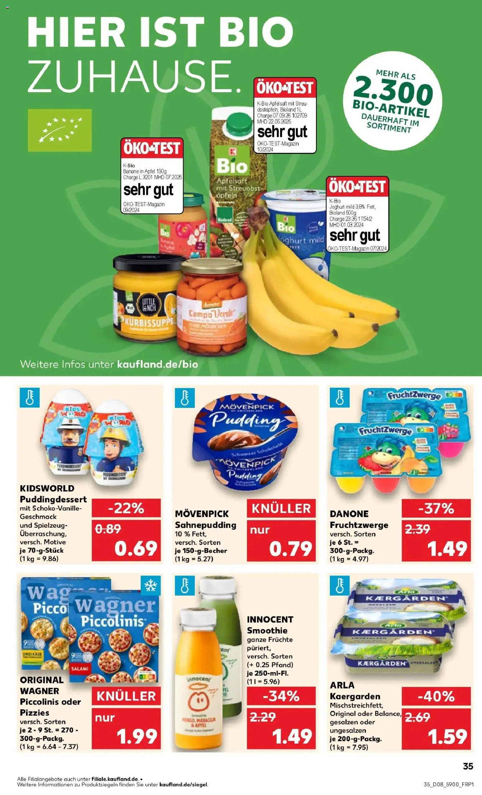 Kaufland prospekt Blankenfelde-Mahlow	 – gültig ab 22.02.2026 | Seite: 35 | Produkte: Joghurt, Äpfel, Apfelsaft, Piccolinis