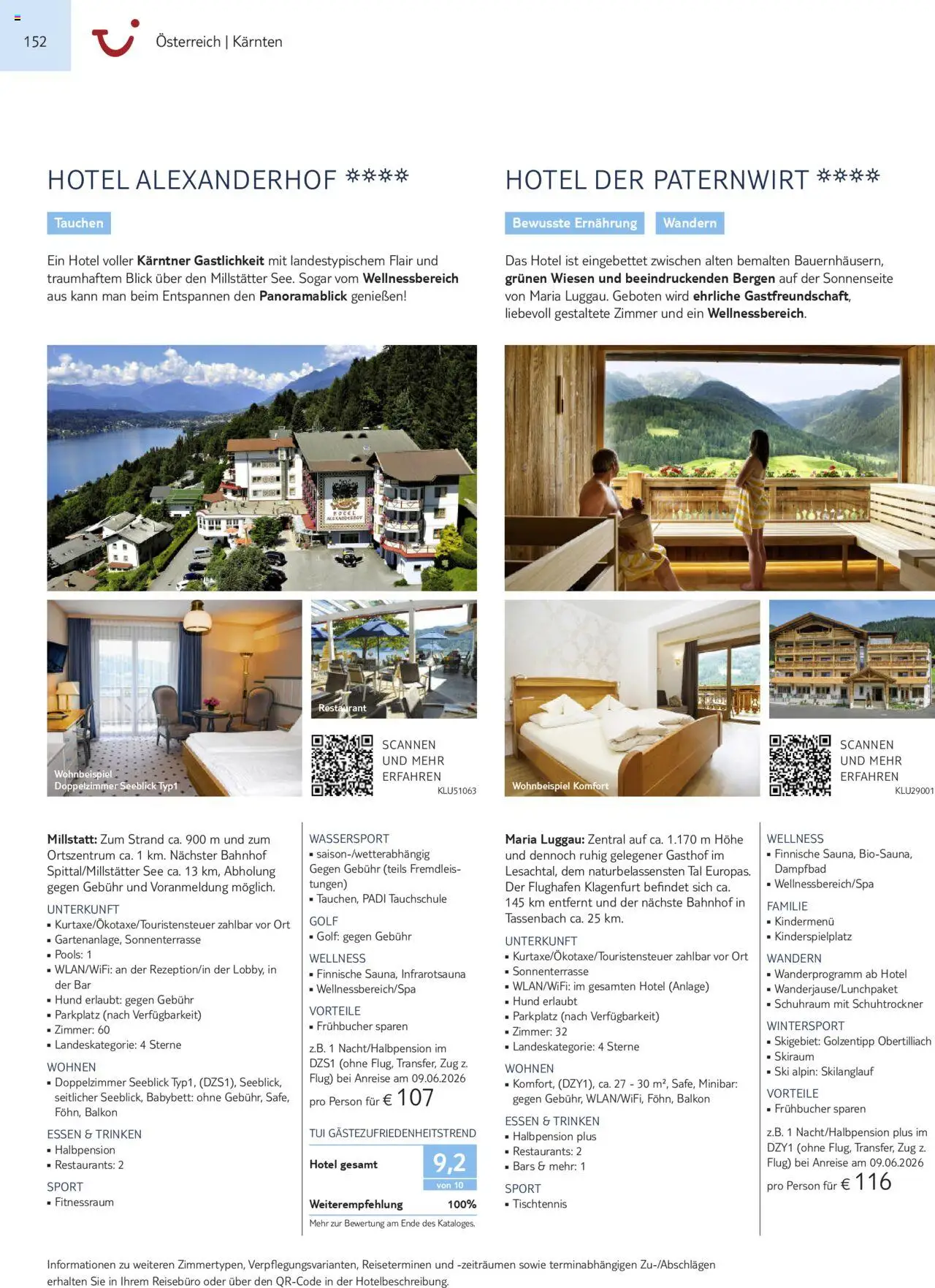 TUI Urlaub mit eigener Anreise 2025/26 – gültig ab 01.11.2025 | Seite: 152 | Produkte: Babybett, Ski