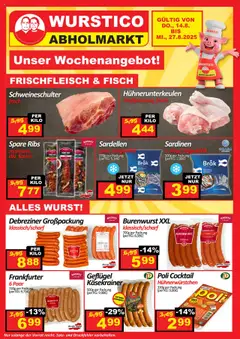 Vorschau von dem Prospekt - Wurstico Abholmarkt Flugblatt gültig ab 14.08.2025