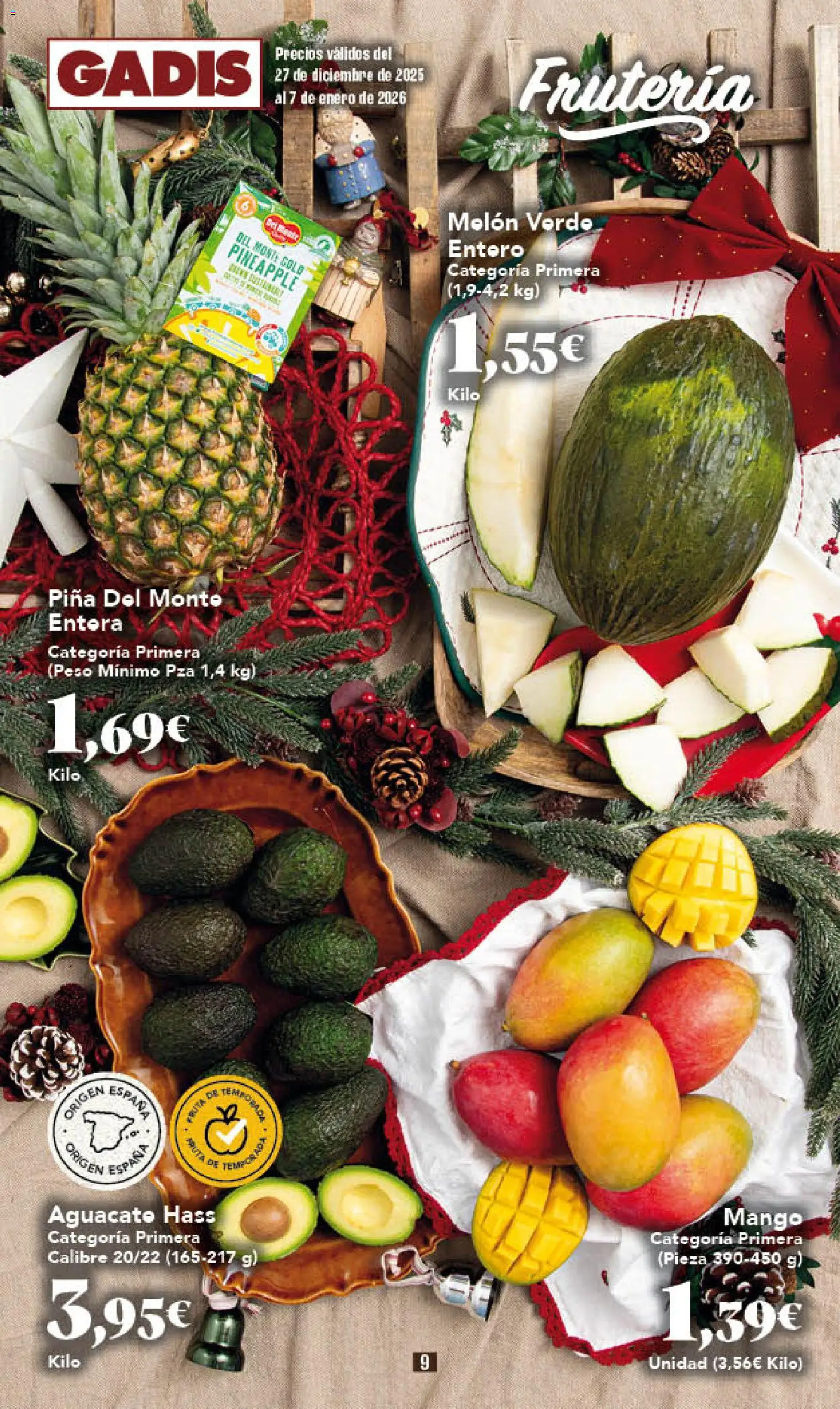 Gadis - folleto │ válido desde el 27.12.2025 | Página: 9 | Productos: Φορτιστής, Piña, Peso, Ρούτερ