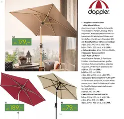 Pflanzen-Kölle GARTENMÖBEL 2026 ab 07.03.2026 gültig | Seite: 58 | Produkte: Sonnenschirm