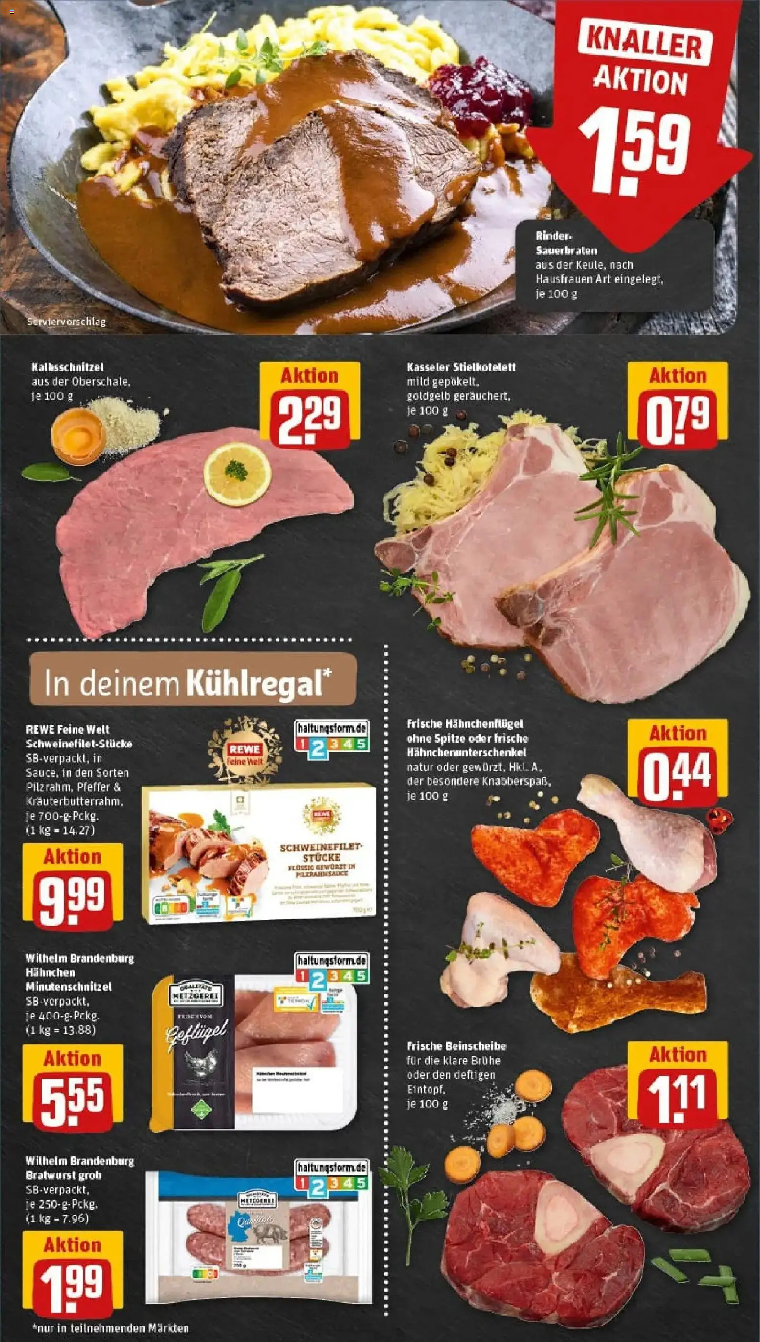 Rewe prospekt Unna	 – gültig ab 17.11.2025 | Seite: 6 | Produkte: Hahnchen, Bratwurst, Pfeffer
