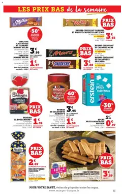  | Page: 11 | Produits: Tablette, Cacahuète, Beurre de cacahuète, Chocolat