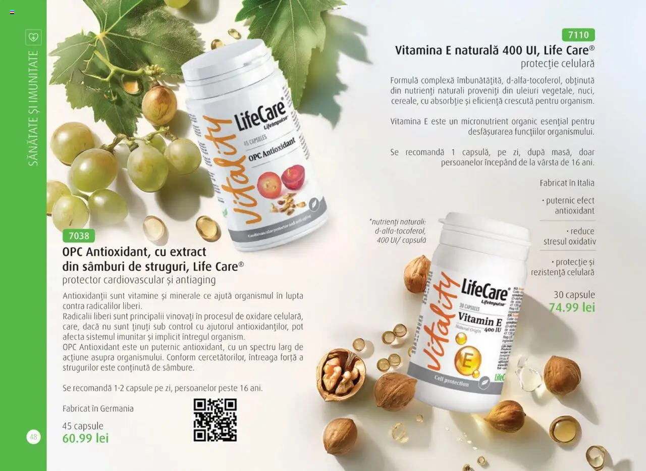 Life Care catalog - Aprilie/Octombrie – valabil de la 01.04.2025 | Pagină: 50 | Produse: Pește