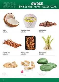 Pogląd oferty "Makro Gazetka - Ultra fresh" - ważna od 01.03.2026 | Strona: 52 | Produkty: Cynamon, Imbir, Kasztany jadalne, Przyprawy