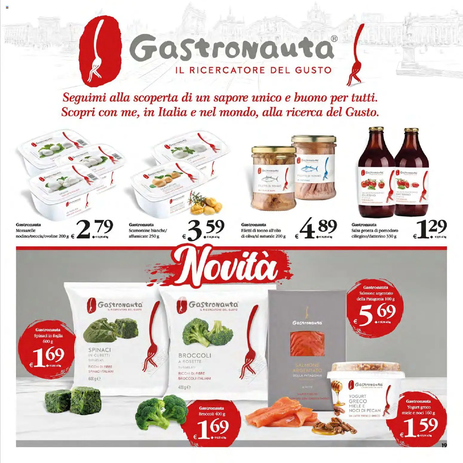 Volantino Decò del 13.01.2026 | Pagina: 19 | Prodotti: Salmone, Latte, Noci, Broccoli