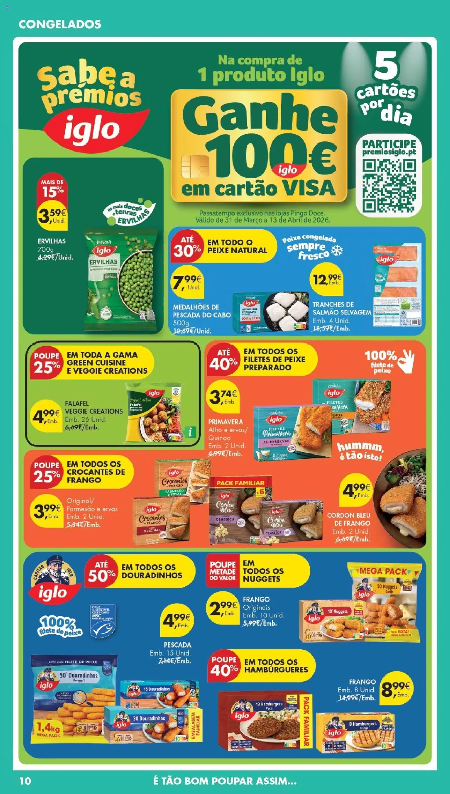 Pingo Doce Poupe Esta Semana Madeira │ válido de 31.03.2026 | Página: 10 | Produtos: Quinoa, Queijo, Peixe, Nuggets