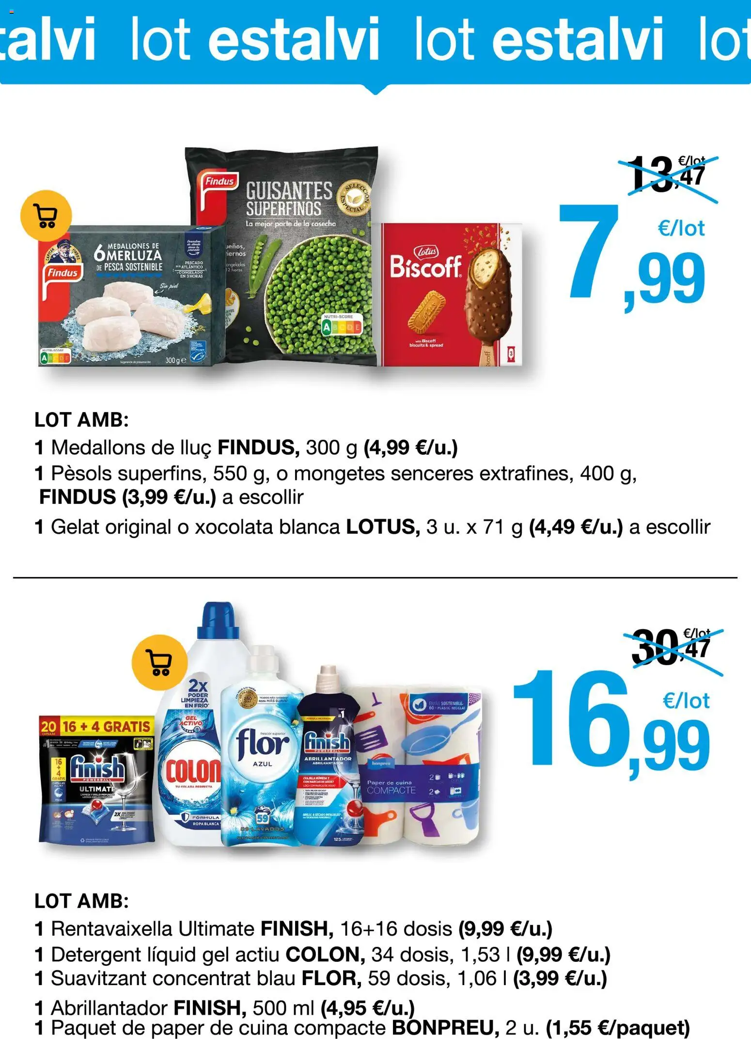 Bonpreu folleto │ válido desde el 04.11.2025 | Página: 40 | Productos: Medallones, Pescado, Ropa