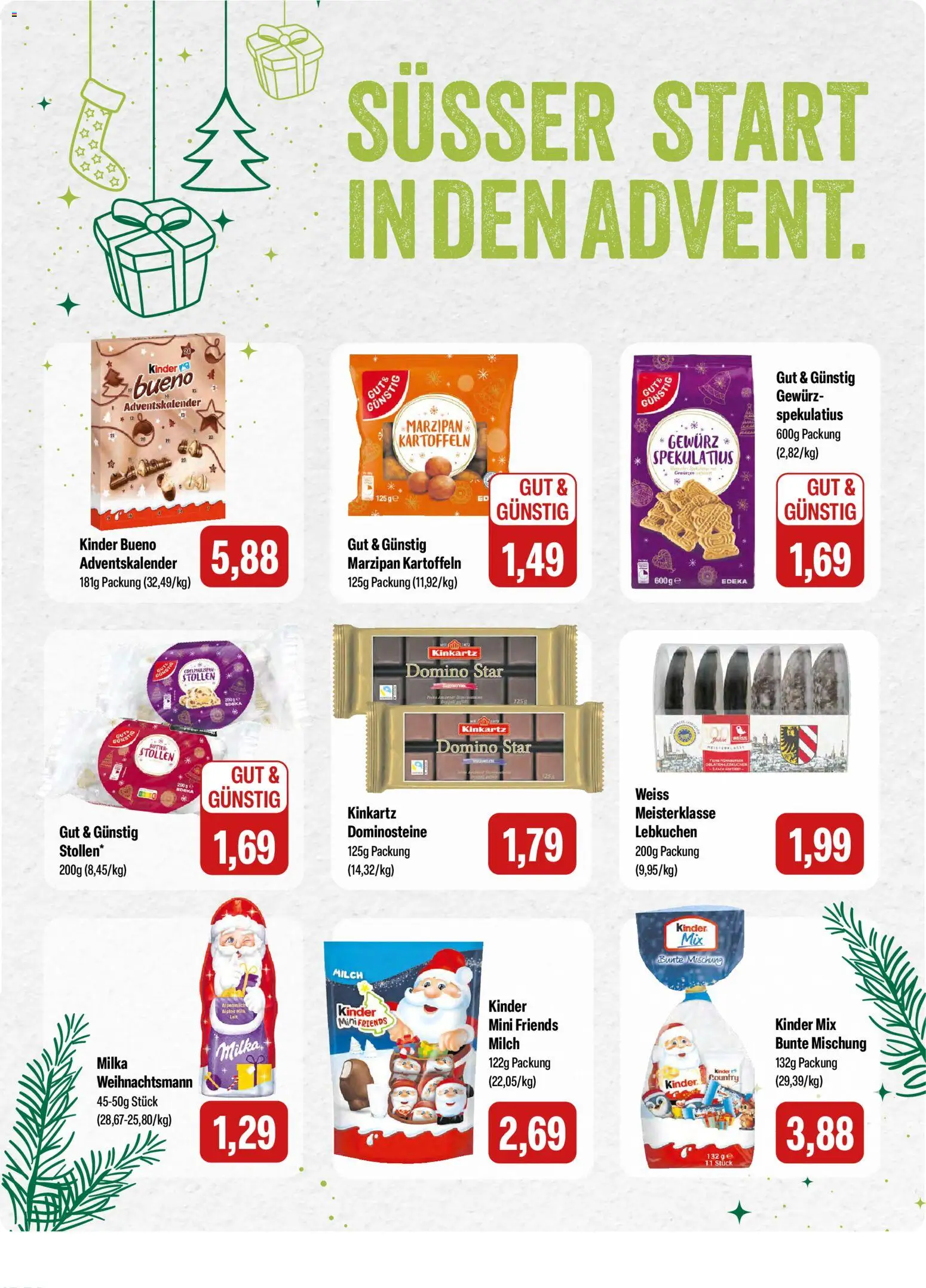 Feneberg Angebote – gültig ab 13.11.2025 | Seite: 15 | Produkte: Milch, Kinder bueno, Milka, Kartoffeln